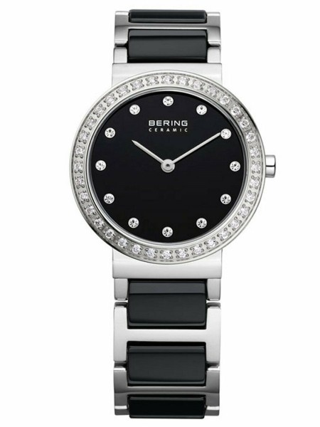 Bering 10729-702 Reloj para mujer, correa de acero inoxidable / cerámica