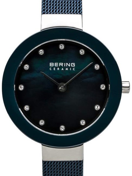 Bering Ceramic 11429-387 damklocka, rostfritt stål armband