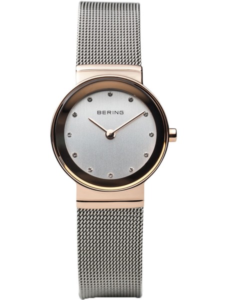 Bering 10126-066 damklocka, rostfritt stål armband