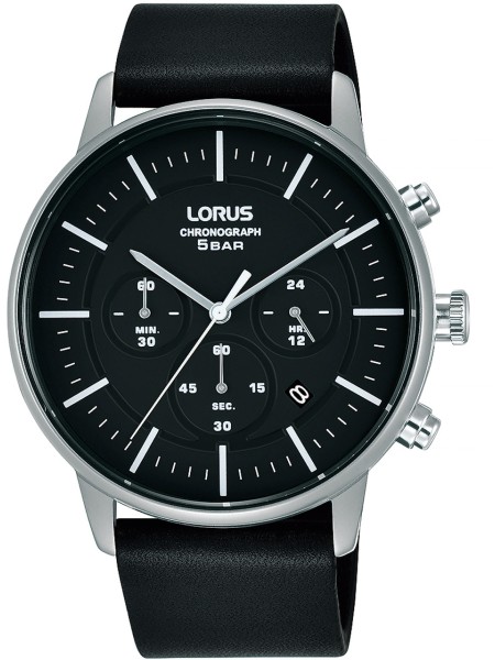Lorus RT307JY9 men's watch, real leather strap