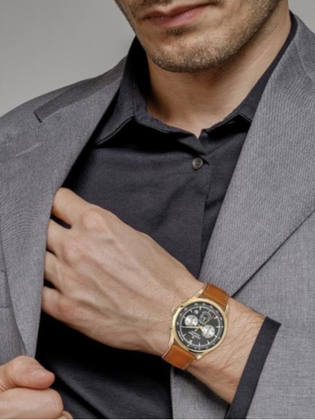 Jacques Lemans Retro Classic 1-2068J men's watch, cuir véritable strap