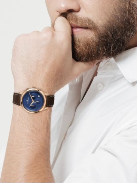Jacques Lemans Retro Classic 1-2067G γυναικείο ρολόι, με λουράκι real leather