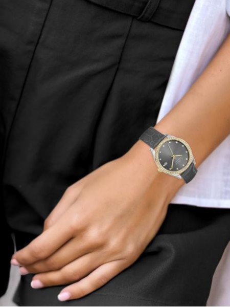 Jacques Lemans La Passion LP-133C Relógio para mulher, pulseira de cuero real