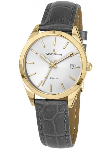 Jacques Lemans La Passion 1-2084C γυναικείο ρολόι, με λουράκι real leather