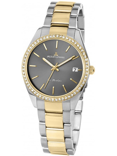 Jacques Lemans La Passion 1-2085G Relógio para mulher, pulseira de acero inoxidable