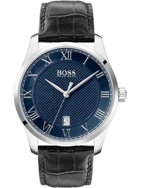 mužské hodinky Hugo Boss 1513741, řemínkem real leather