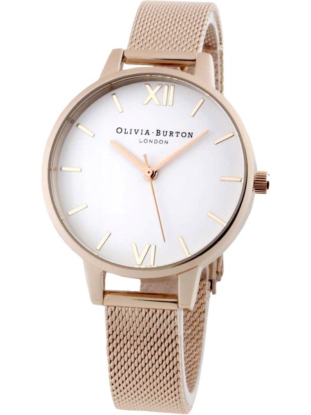 Olivia Burton Demi White Dial OB16DE10 ladies' watch, stainless steel strap