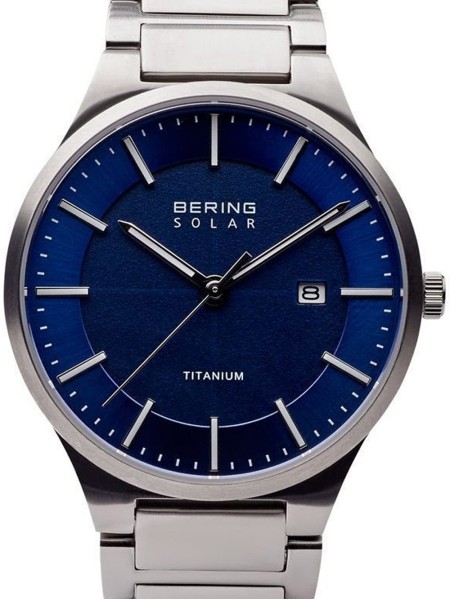 Bering Solar 15239-777 men's watch, titanium strap