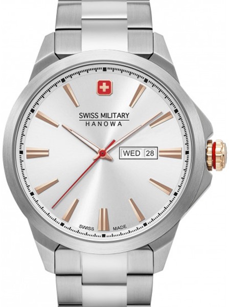 Swiss Military Hanowa 06-5346.04.001 herrklocka, rostfritt stål armband