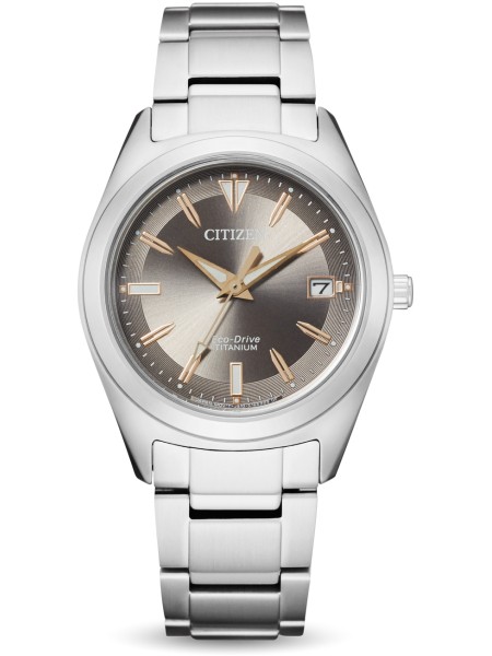 Citizen Super-Titanium FE6150-85H Relógio para mulher, pulseira de titanio