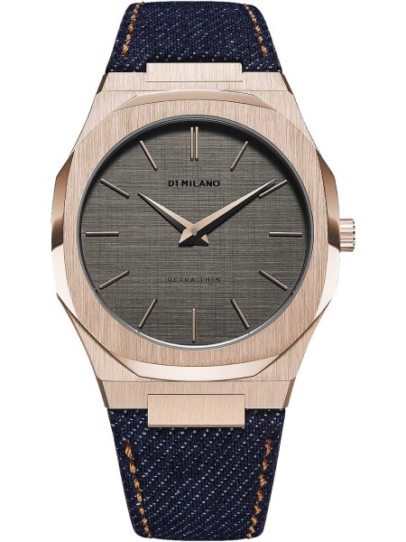 D1 Milano UTDJ03 men's watch, real leather / textile strap