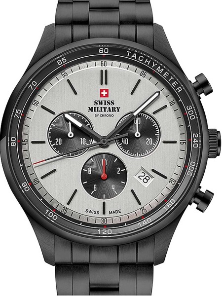 Swiss Military by Chrono - Chronograph SM34081.05 men's watch, stainless steel strap