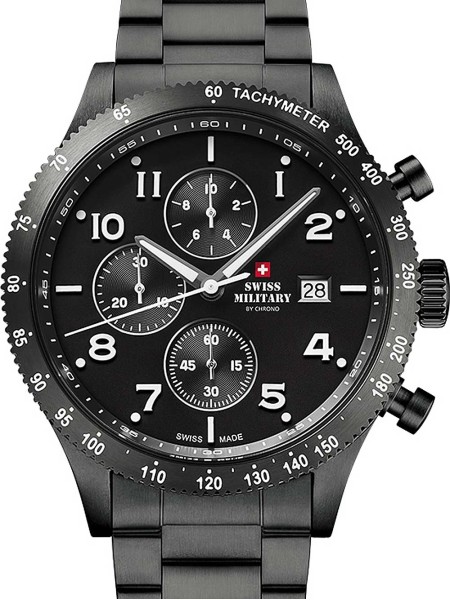 Swiss Military by Chrono Chronograph SM34084.03 herreur, rustfrit stål rem