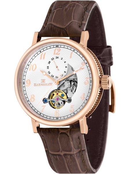 Thomas Earnshaw Beaufort Automatik ES-8082-03 men's watch, real leather strap