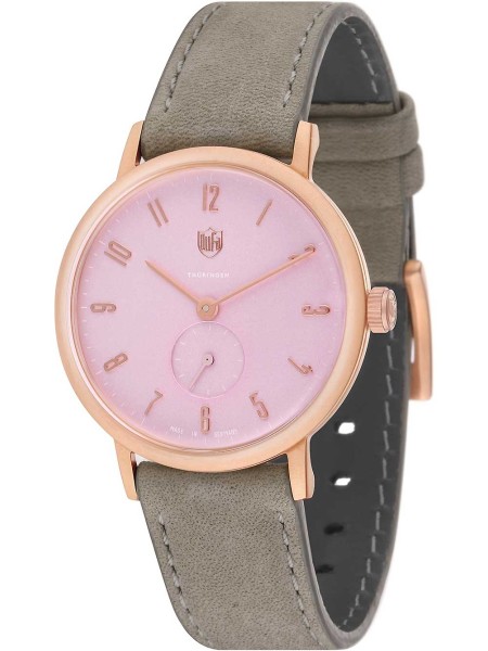 DuFa Uhr Kleine Sekunde DF-7001-0W ladies' watch, real leather strap