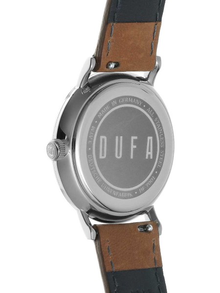 DuFa DF-7001-0M ladies' watch, real leather strap | Dialando