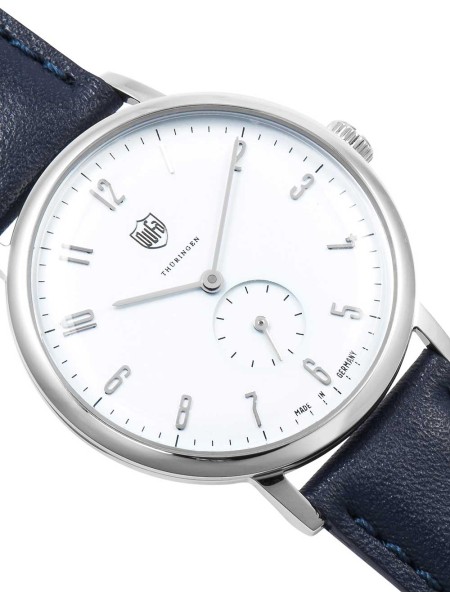 DuFa Uhr Kleine Sekunde DF-7001-10 Relógio para mulher, pulseira de cuero real