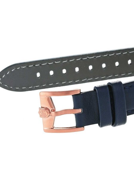 DuFa Eckige Uhr DF-9025-02 ladies' watch, real leather strap
