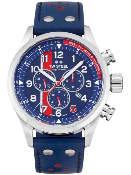 TW-Steel Volante Chrono Limited Ed. SVS307 men's watch, real leather strap
