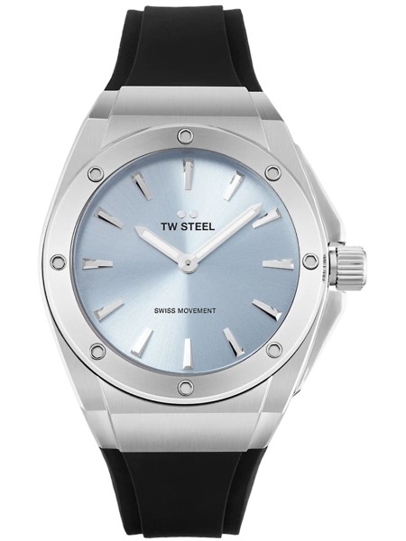 TW-Steel CEO Tech CE4031 Relógio para mulher, pulseira de silicona