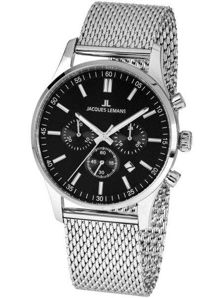 Jacques Lemans London Chrono 1-2025F men's watch, stainless steel strap