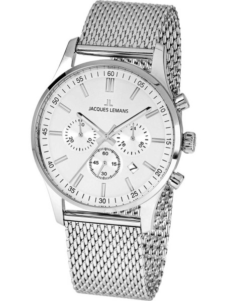 Jacques Lemans London Chrono 1-2025G men's watch, stainless steel strap