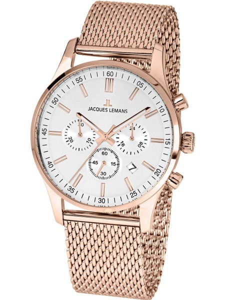 Jacques Lemans London Chrono 1-2025J men's watch, stainless steel strap