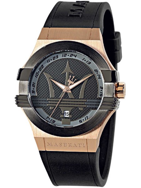 Maserati Potenza R8851108002 Reloj para hombre, correa de silicona