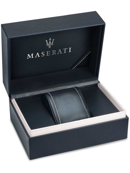 Maserati R8871618007 men's watch, real leather strap
