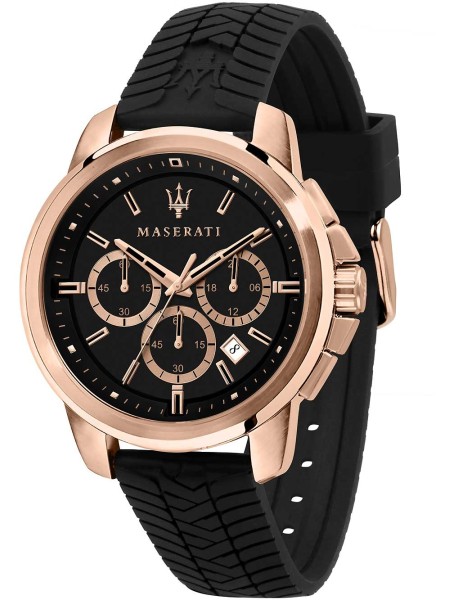 Maserati Successo R8871621012 montre pour homme, silicone sangle
