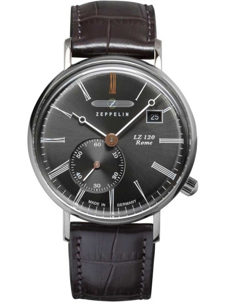 Zeppelin LZ120 Rome 7135-2 montre de dame, real leather sangle