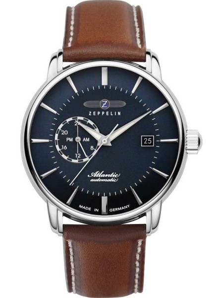 Zeppelin Atlantic Automatik 8470-3 men's watch, real leather strap