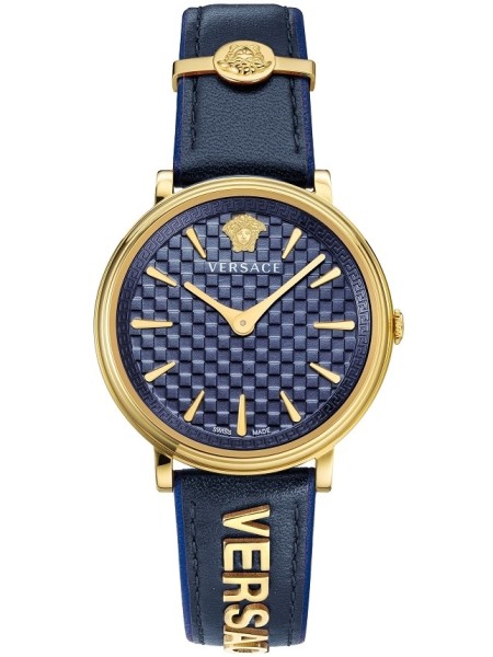 Versace VE8101219 ladies' watch, real leather strap