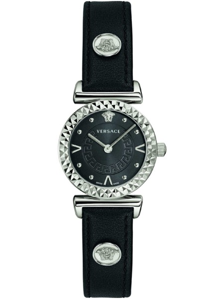 Versace VEAA00118 ladies' watch, real leather strap