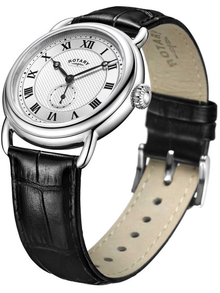 Rotary CANTERBURY GS02424/21 men's watch, real leather strap