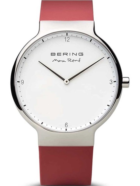 Bering 15540-500 Reloj para hombre, correa de silicona