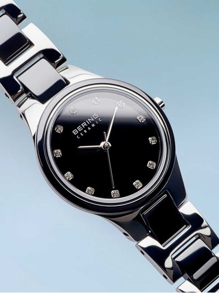 Bering Ceramic 32327-749  dámské hodinky, pásek stainless steel / ceramics