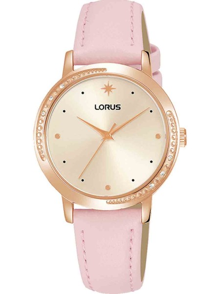 Lorus Uhr RG298RX9 damklocka, äkta läder armband