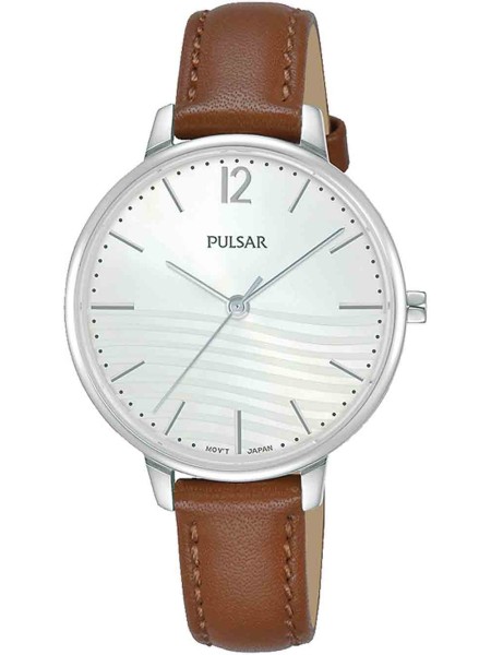 Pulsar Uhr PH8487X1 arloġġ tan-nisa, real leather ċinga