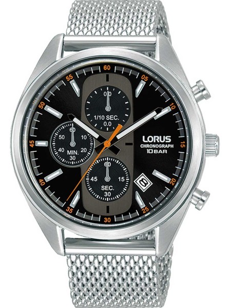 Lorus Chronograph RM351GX9 Reloj para hombre, correa de acero inoxidable