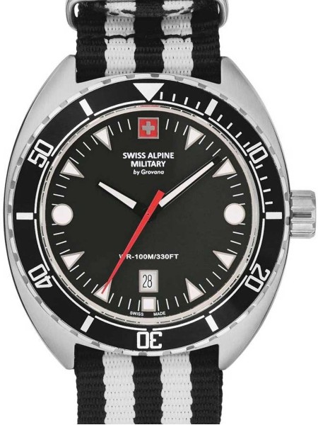 Swiss Alpine Military Turtle SAM7066.1637 men's watch, textile strap