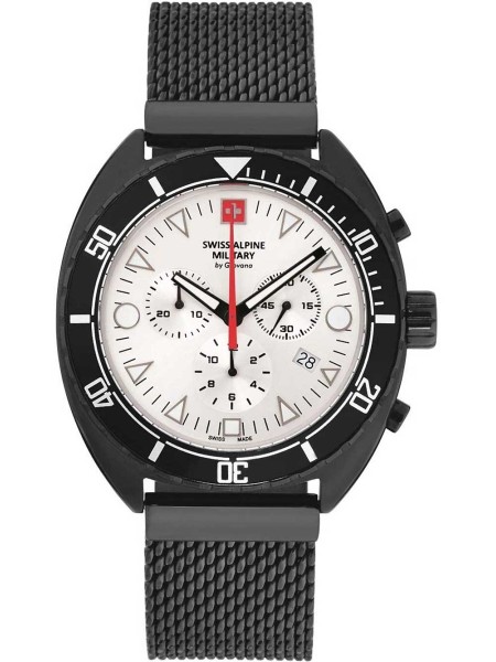 Swiss Alpine Military Turtle Chrono SAM7066.9172 men's watch, stainless steel strap