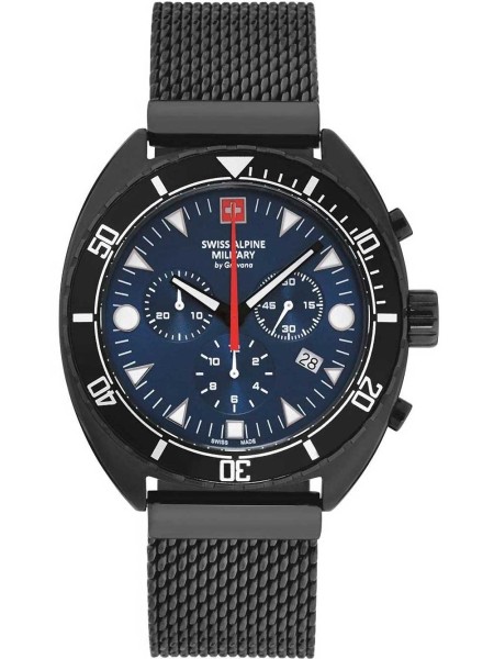 Swiss Alpine Military Turtle Chrono SAM7066.9175 men's watch, stainless steel strap