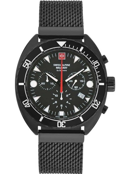Swiss Alpine Military Turtle Chrono SAM7066.9177 men's watch, stainless steel strap