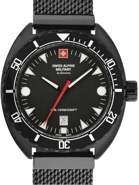 Swiss Alpine Military Turtle SAM7066.1177 men's watch, stainless steel strap
