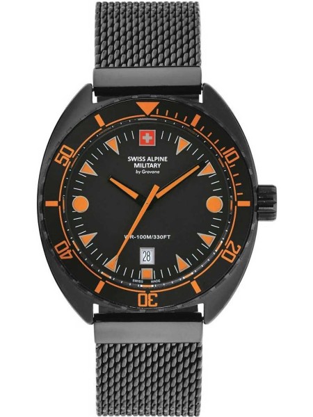 Swiss Alpine Military Turtle SAM7066.1179 men's watch, acier inoxydable strap