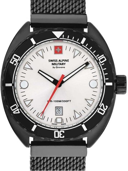 Swiss Alpine Military Turtle SAM7066.1172 men's watch, stainless steel strap