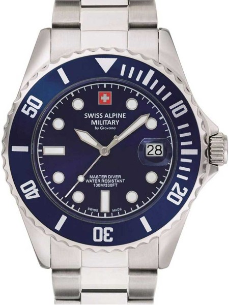 Swiss Alpine Military SAM7053.1135 men's watch, stainless steel strap