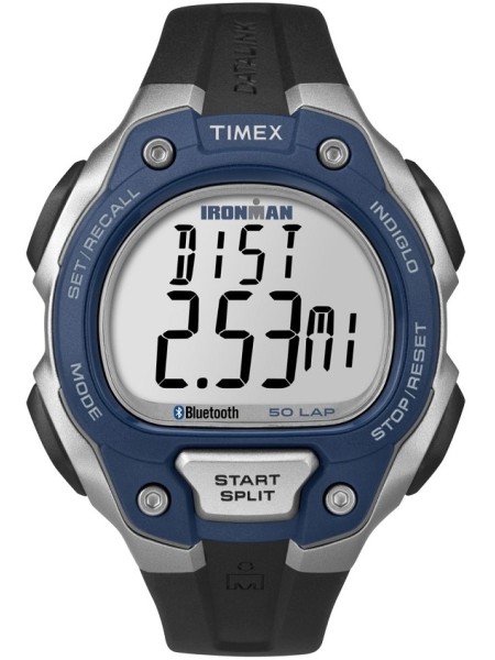 Timex TW5K86600H4 men's watch, plastic strap