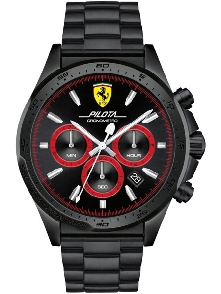 Ferrari F-0830390 herenhorloge, roestvrij staal bandje
